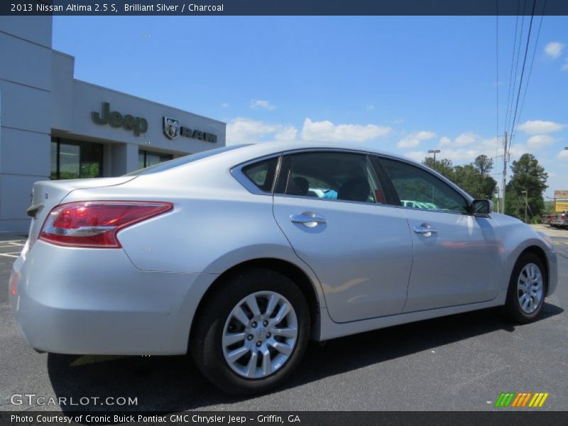 Brilliant Silver / Charcoal 2013 Nissan Altima 2.5 S