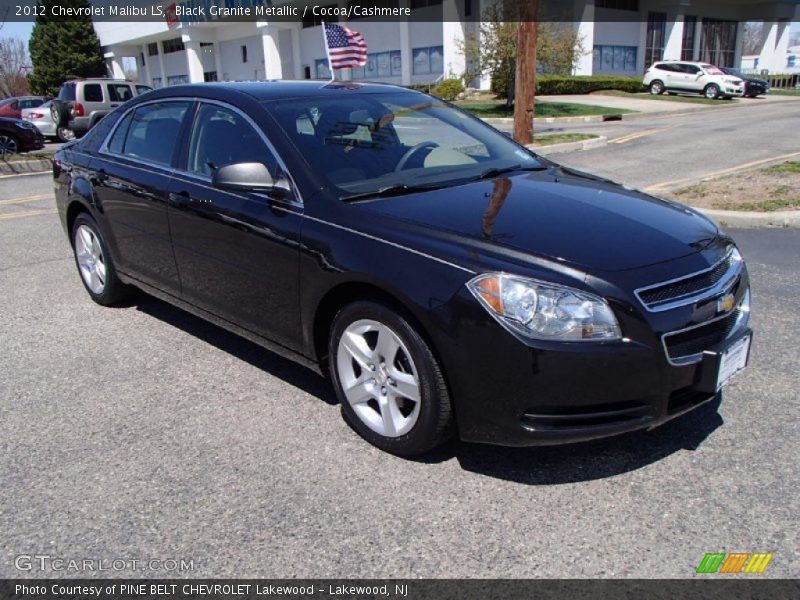 Black Granite Metallic / Cocoa/Cashmere 2012 Chevrolet Malibu LS