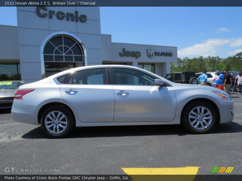 Brilliant Silver / Charcoal 2013 Nissan Altima 2.5 S