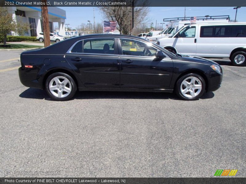 Black Granite Metallic / Cocoa/Cashmere 2012 Chevrolet Malibu LS