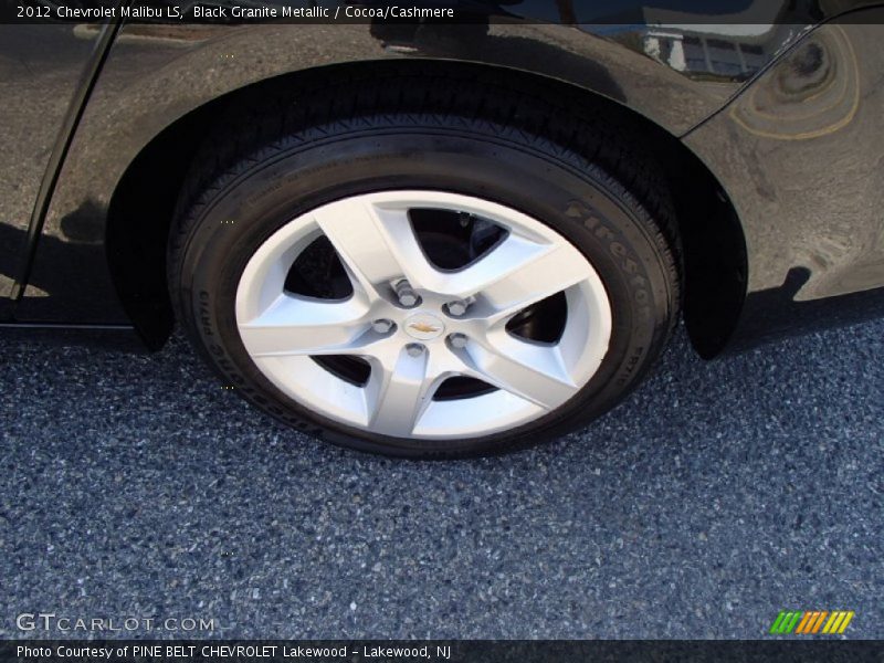 Black Granite Metallic / Cocoa/Cashmere 2012 Chevrolet Malibu LS