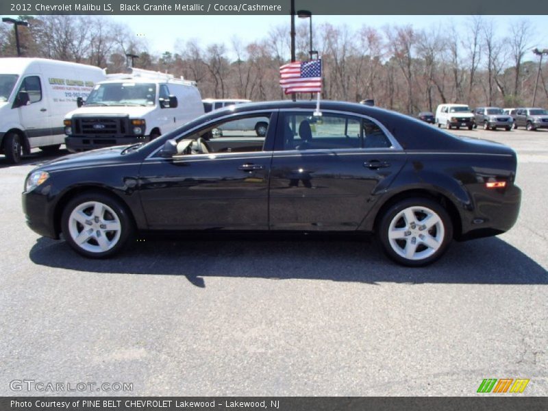 Black Granite Metallic / Cocoa/Cashmere 2012 Chevrolet Malibu LS