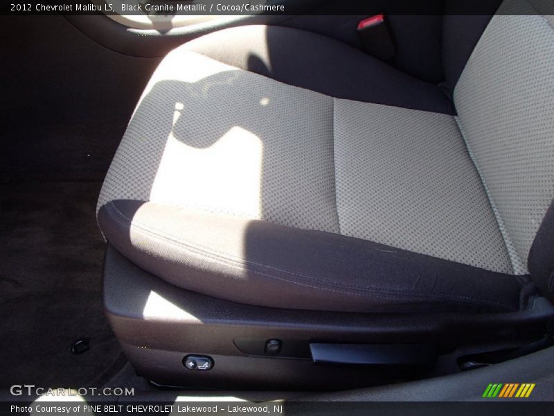 Black Granite Metallic / Cocoa/Cashmere 2012 Chevrolet Malibu LS