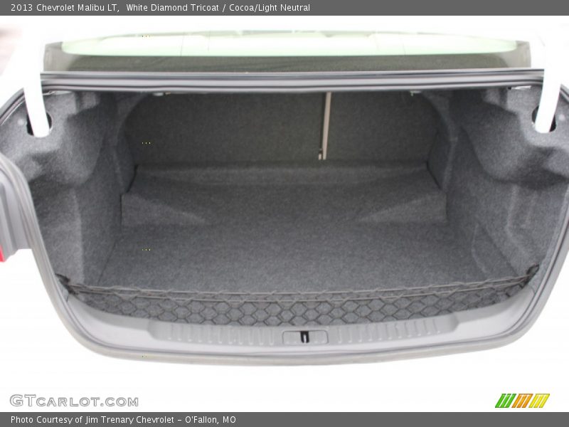 White Diamond Tricoat / Cocoa/Light Neutral 2013 Chevrolet Malibu LT