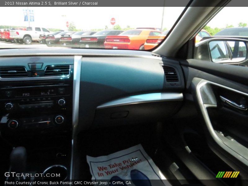 Brilliant Silver / Charcoal 2013 Nissan Altima 2.5 S