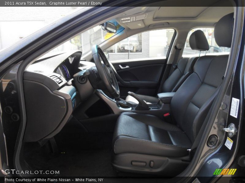 Graphite Luster Pearl / Ebony 2011 Acura TSX Sedan