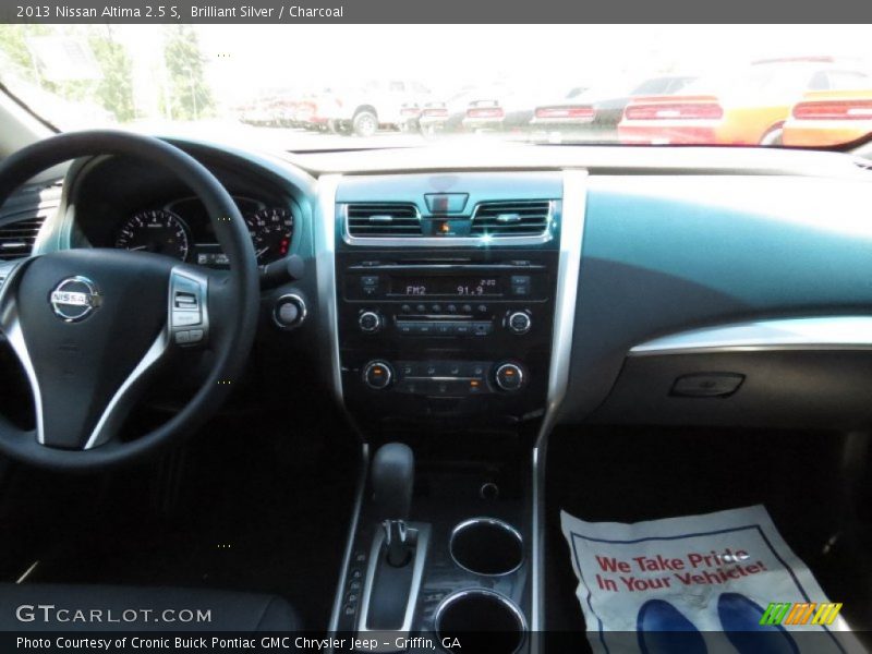 Brilliant Silver / Charcoal 2013 Nissan Altima 2.5 S