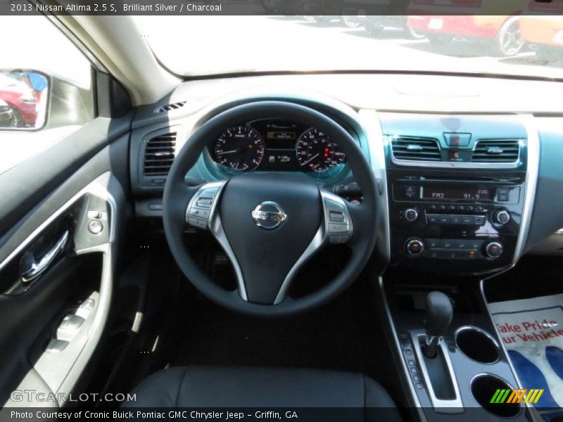 Brilliant Silver / Charcoal 2013 Nissan Altima 2.5 S