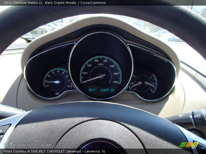 Black Granite Metallic / Cocoa/Cashmere 2012 Chevrolet Malibu LS