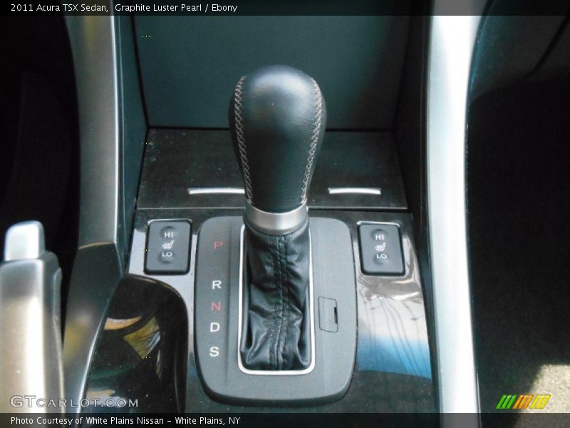 Graphite Luster Pearl / Ebony 2011 Acura TSX Sedan
