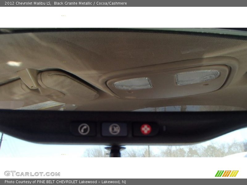 Black Granite Metallic / Cocoa/Cashmere 2012 Chevrolet Malibu LS