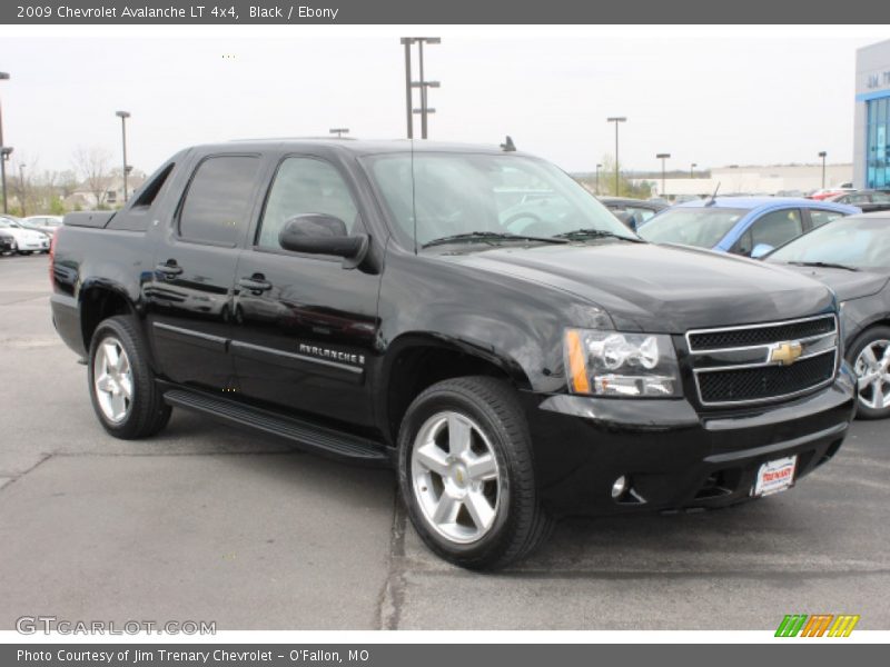 Black / Ebony 2009 Chevrolet Avalanche LT 4x4