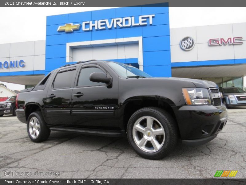 Black / Ebony 2011 Chevrolet Avalanche LS