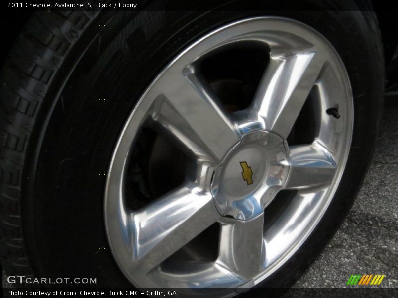 Black / Ebony 2011 Chevrolet Avalanche LS