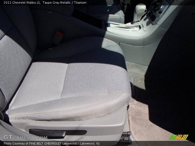 Taupe Gray Metallic / Titanium 2011 Chevrolet Malibu LS