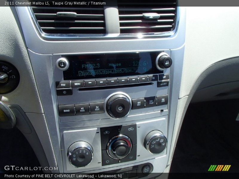 Taupe Gray Metallic / Titanium 2011 Chevrolet Malibu LS