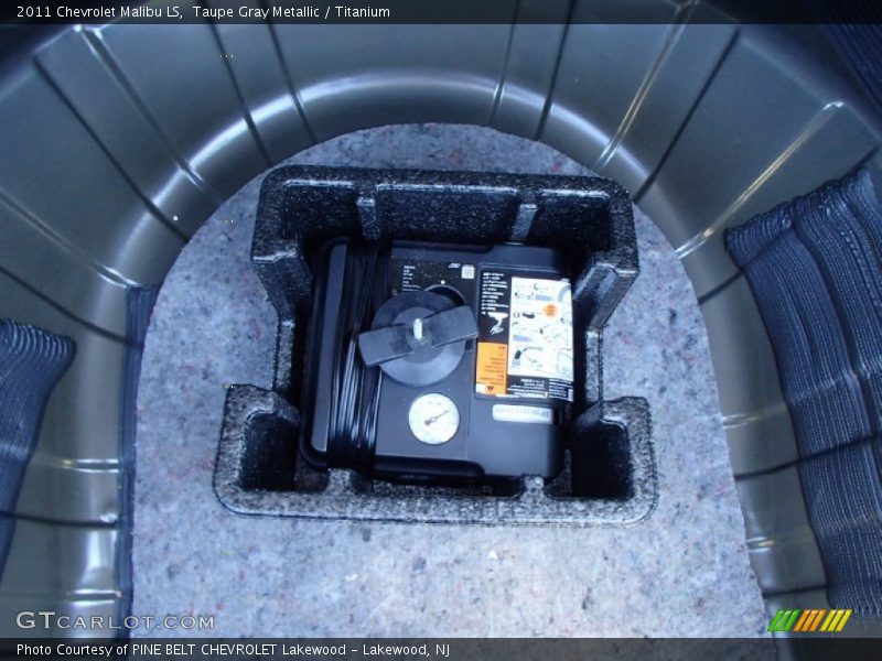 Taupe Gray Metallic / Titanium 2011 Chevrolet Malibu LS