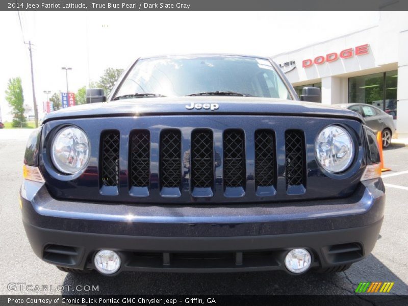 True Blue Pearl / Dark Slate Gray 2014 Jeep Patriot Latitude