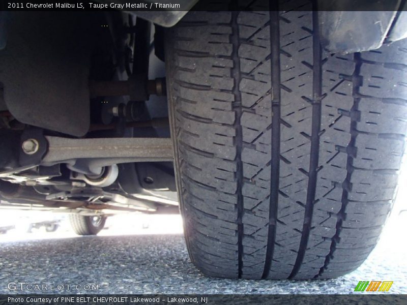 Taupe Gray Metallic / Titanium 2011 Chevrolet Malibu LS