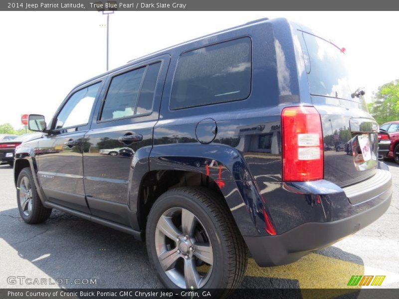 True Blue Pearl / Dark Slate Gray 2014 Jeep Patriot Latitude