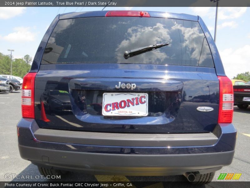 True Blue Pearl / Dark Slate Gray 2014 Jeep Patriot Latitude