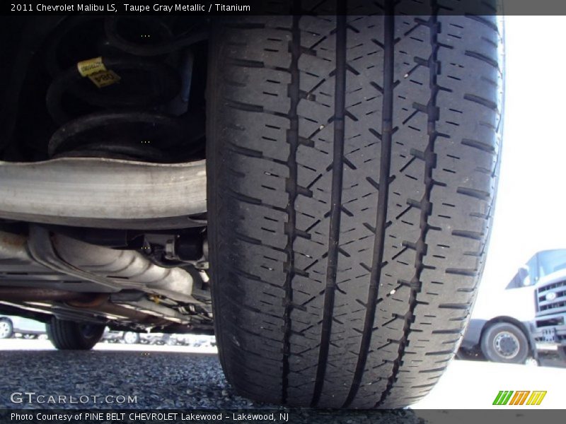 Taupe Gray Metallic / Titanium 2011 Chevrolet Malibu LS