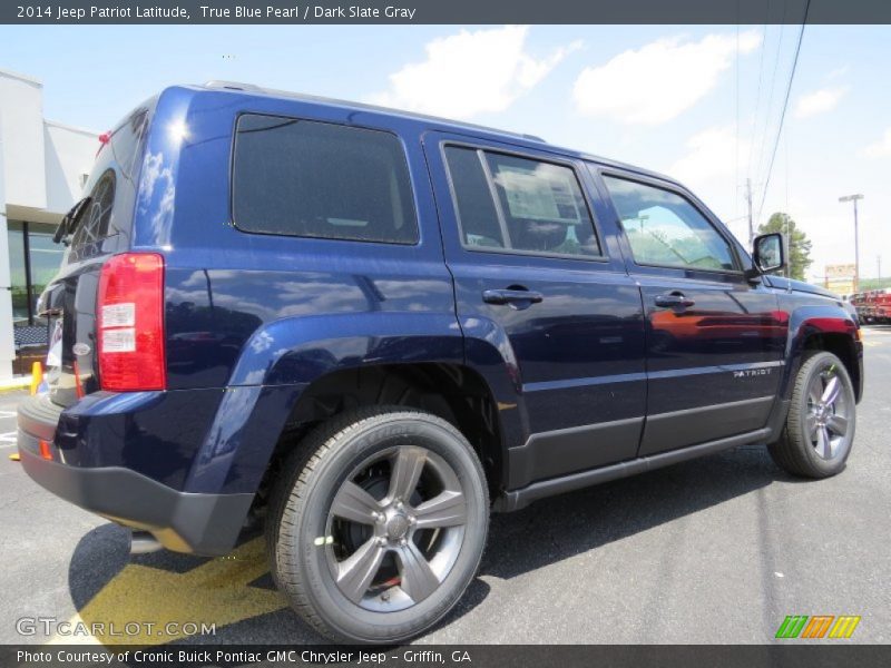 True Blue Pearl / Dark Slate Gray 2014 Jeep Patriot Latitude