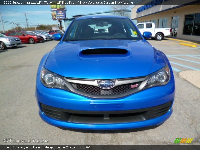 WR Blue Pearl / Black Alcantara/Carbon Black Leather 2010 Subaru Impreza WRX Wagon
