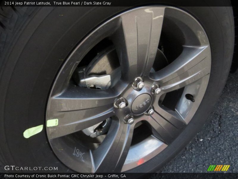True Blue Pearl / Dark Slate Gray 2014 Jeep Patriot Latitude