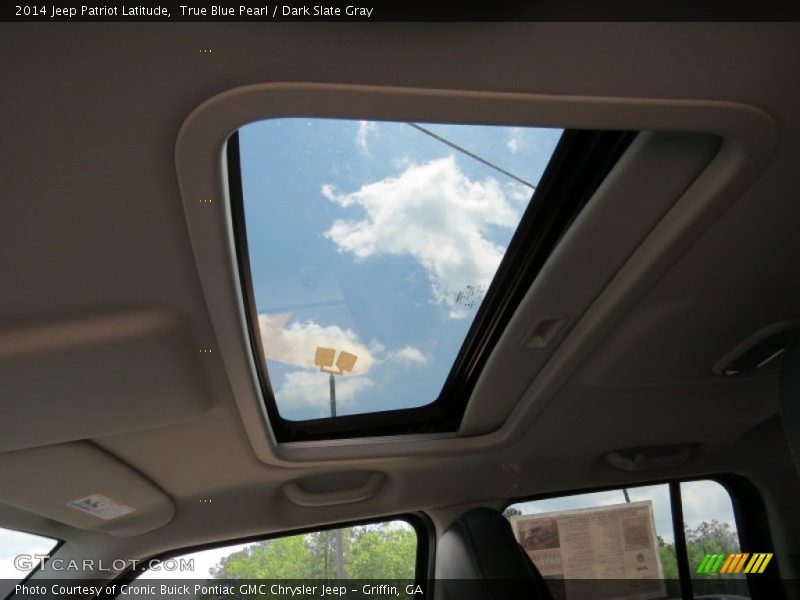 True Blue Pearl / Dark Slate Gray 2014 Jeep Patriot Latitude