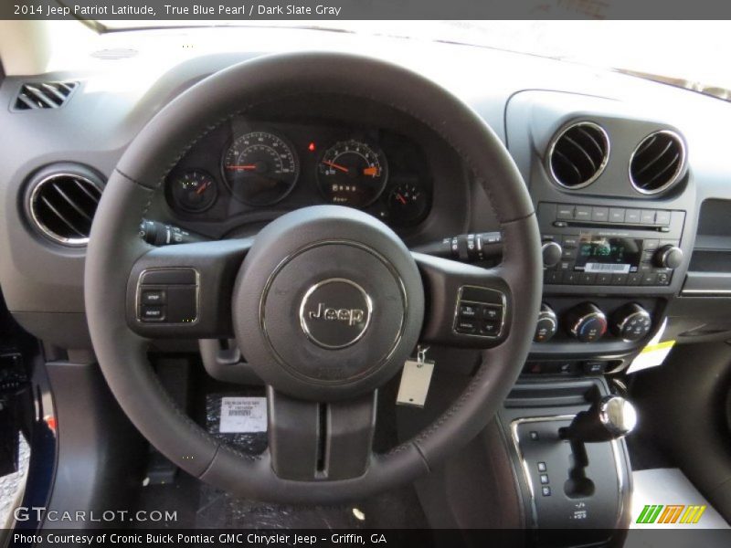 True Blue Pearl / Dark Slate Gray 2014 Jeep Patriot Latitude