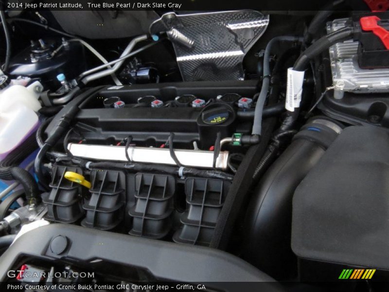 True Blue Pearl / Dark Slate Gray 2014 Jeep Patriot Latitude