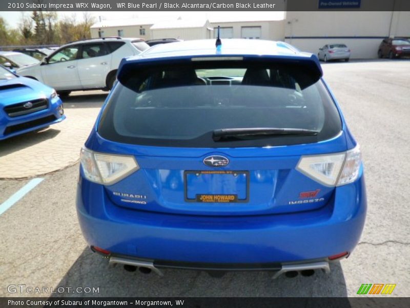 WR Blue Pearl / Black Alcantara/Carbon Black Leather 2010 Subaru Impreza WRX Wagon
