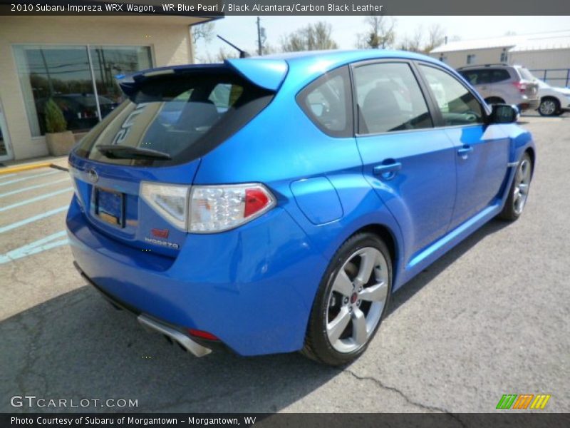 WR Blue Pearl / Black Alcantara/Carbon Black Leather 2010 Subaru Impreza WRX Wagon
