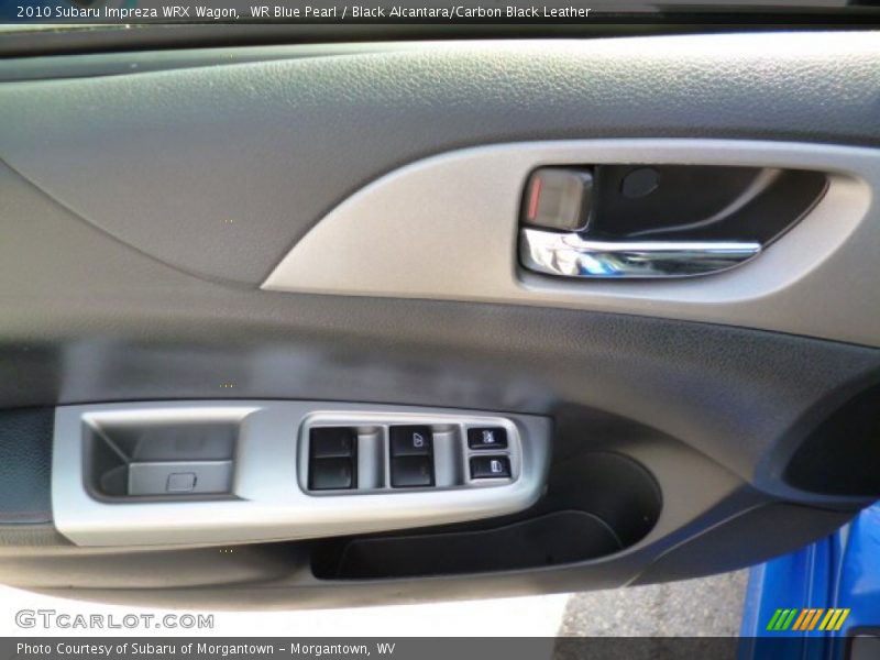 WR Blue Pearl / Black Alcantara/Carbon Black Leather 2010 Subaru Impreza WRX Wagon