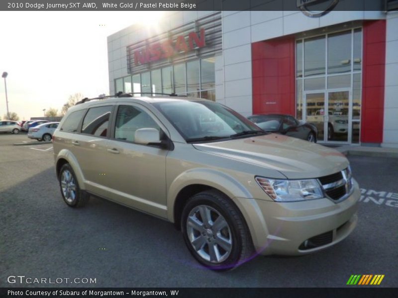 White Gold / Pastel Pebble Beige 2010 Dodge Journey SXT AWD