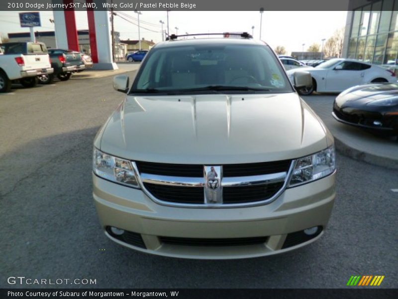 White Gold / Pastel Pebble Beige 2010 Dodge Journey SXT AWD