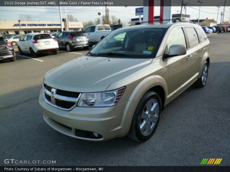 White Gold / Pastel Pebble Beige 2010 Dodge Journey SXT AWD