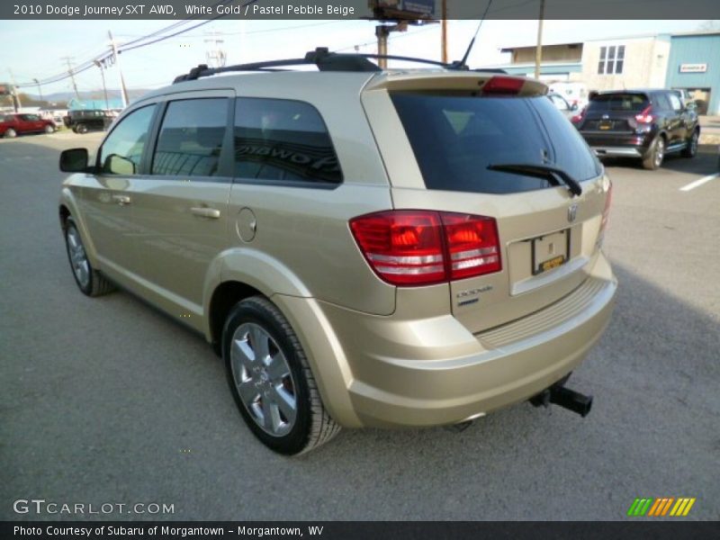 White Gold / Pastel Pebble Beige 2010 Dodge Journey SXT AWD