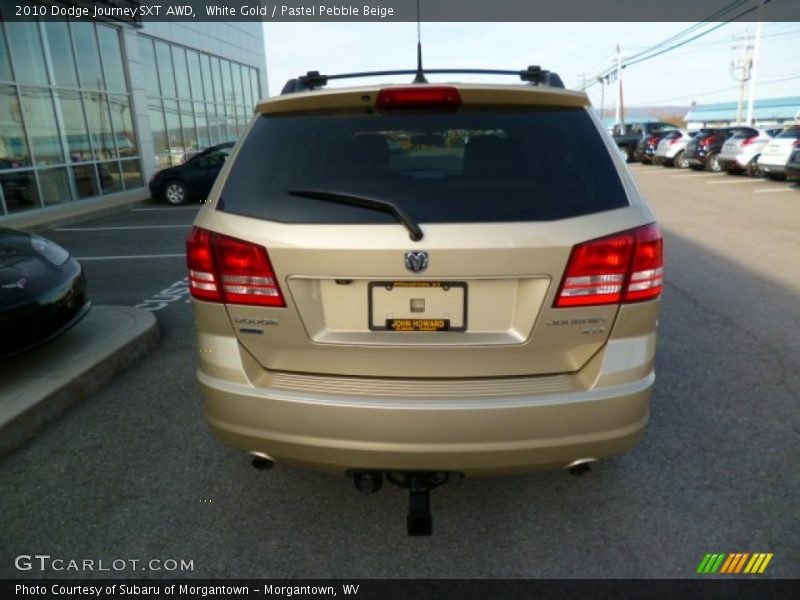 White Gold / Pastel Pebble Beige 2010 Dodge Journey SXT AWD