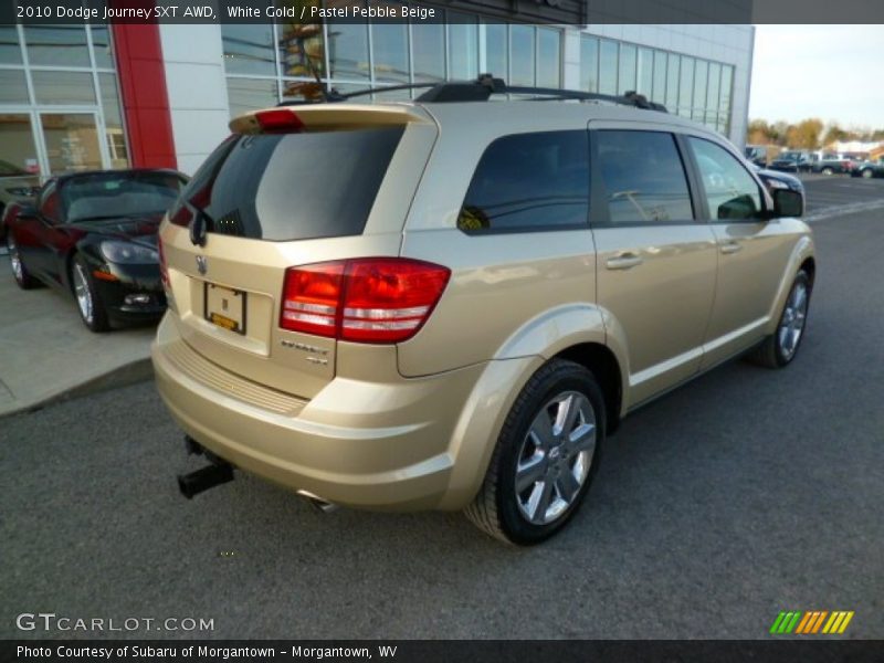 White Gold / Pastel Pebble Beige 2010 Dodge Journey SXT AWD