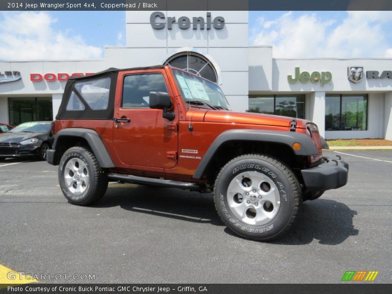 Copperhead / Black 2014 Jeep Wrangler Sport 4x4