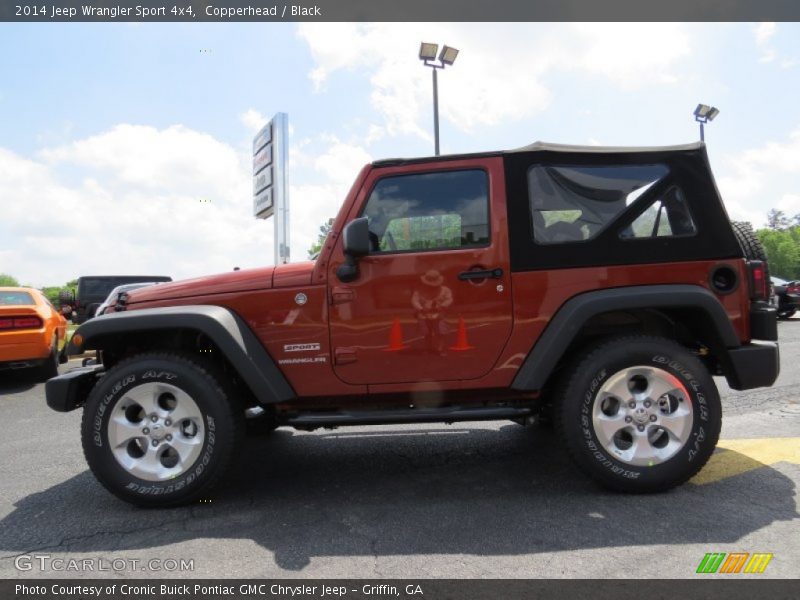 Copperhead / Black 2014 Jeep Wrangler Sport 4x4