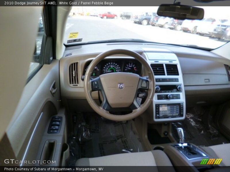 White Gold / Pastel Pebble Beige 2010 Dodge Journey SXT AWD