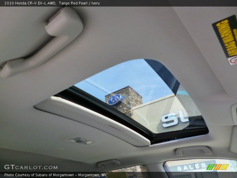 Tango Red Pearl / Ivory 2010 Honda CR-V EX-L AWD