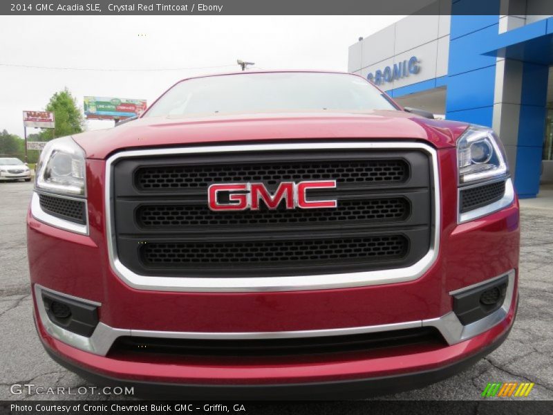 Crystal Red Tintcoat / Ebony 2014 GMC Acadia SLE