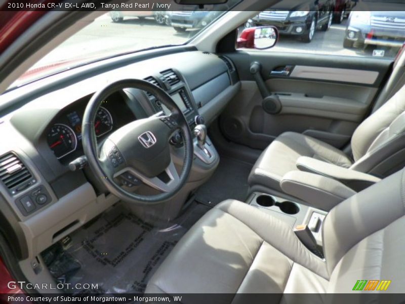 Tango Red Pearl / Ivory 2010 Honda CR-V EX-L AWD