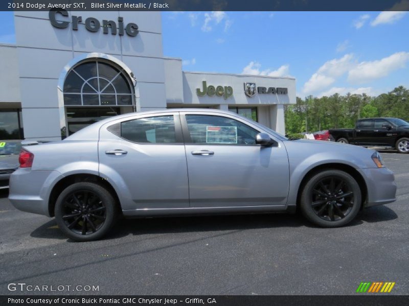 Billet Silver Metallic / Black 2014 Dodge Avenger SXT