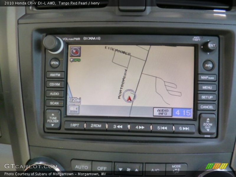 Tango Red Pearl / Ivory 2010 Honda CR-V EX-L AWD