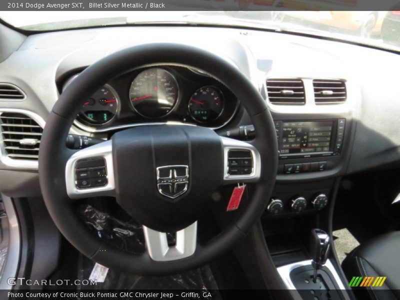 Billet Silver Metallic / Black 2014 Dodge Avenger SXT